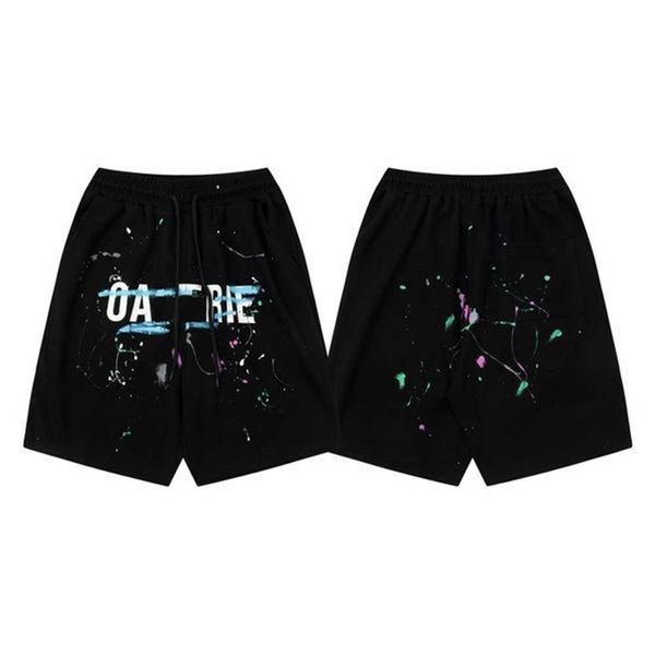 

ale galleries mens shorts fashion designer depts pants sweat pant speckled men's women's loose casual short v34k, White;black