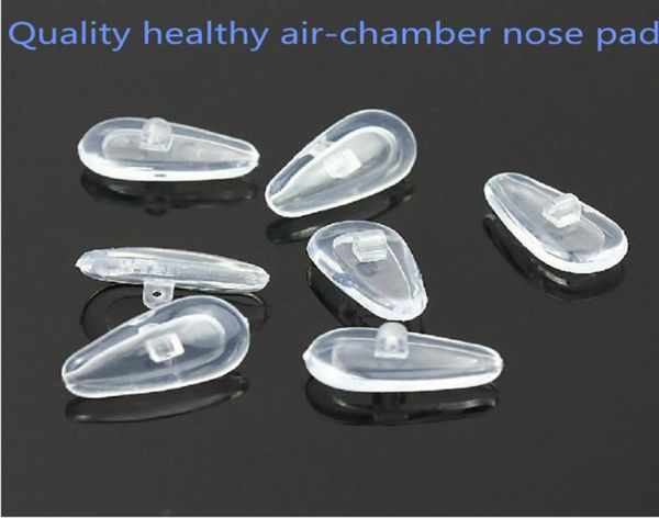 

50pcs 15mm highgrade healthy silicone air chamber nose pads for glasses antislip and supersoft pad glasses accessories 1415821
