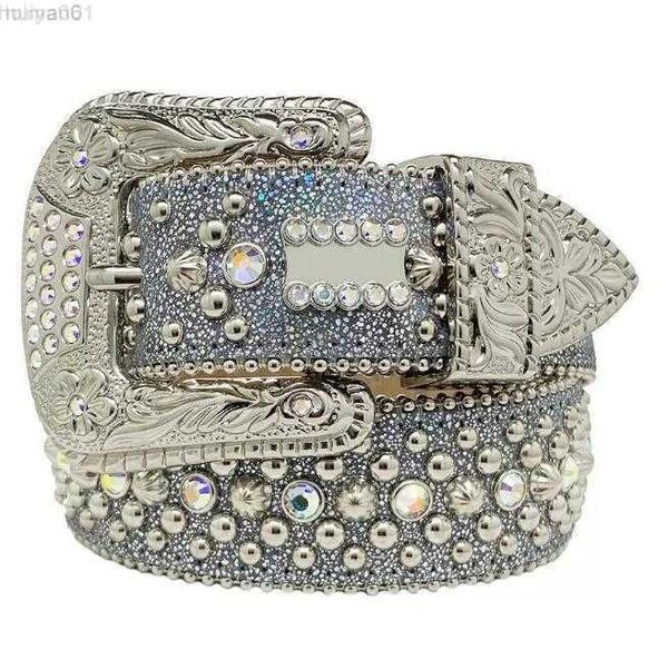 

2022 designer belt bb simon belts for men women shiny diamond belt black on black blue white multicolour 25251, Black;brown