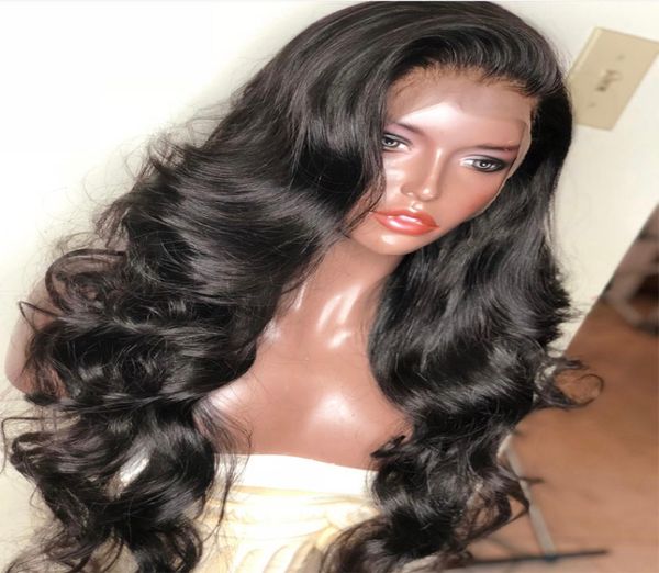 

full lace human hair wigs for black women brazilian full lace wigs silk wavy glueless lace front human hair wigs8750497, Black;brown