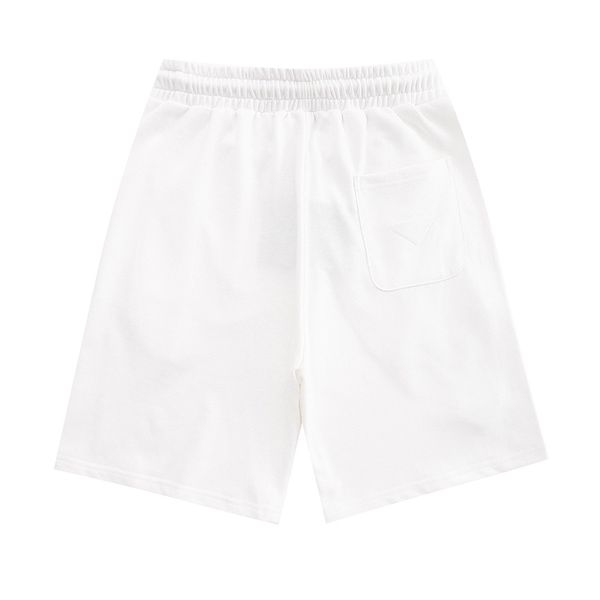 

prad summer new prad p home shorts designer luxury limited inverted triangle metal badge summer men's women's shorts imported nylo, White;black