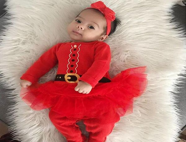 

autumn baby girl rompers fashion lace tutu patchwork newborn baby clothes for girls long sleeve kids christmas jumpsuit baby girls3193651, Blue