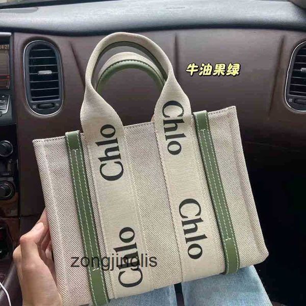 

tote designer evening 2023 cloe bags totes woody bag summer canvas leisure japanese printed letter shopping large capacity fashion versatile