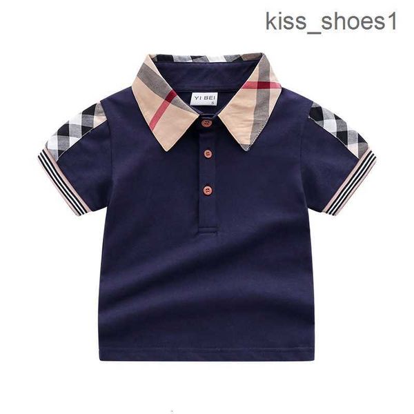 

summer baby boys clothes short sleeve polo shirts fashion toddler children tee casual sport outfits designers clothes 1-6y, Blue