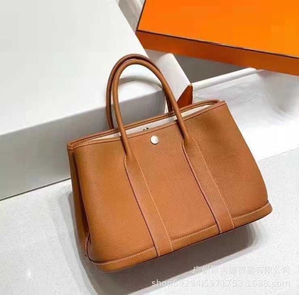

designer bags garden party calfskin 2023 new bag bucket large capacity women's one shoulder crossbody handbag shopping gd6y
