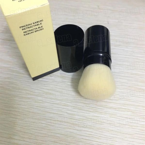 

brand makeup brush retractable kabuki brush blush loose powder brushes with box8271516