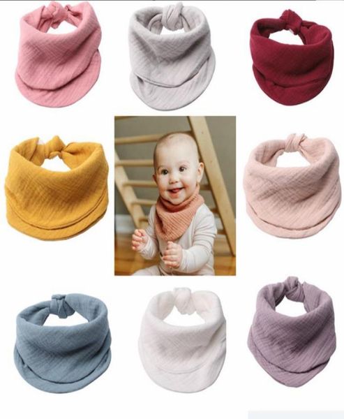 

baby bibs muslin cotton saliva towel soft double layer burp cloth breathable bandana boy girl shower gifts newborn feeding supplie2162588