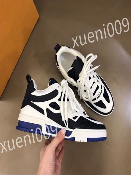 

2023 new luxury men and woman shoes track sports running sport shoes field sneakers designer casual slide shoe size 35-46 rd230601, Black