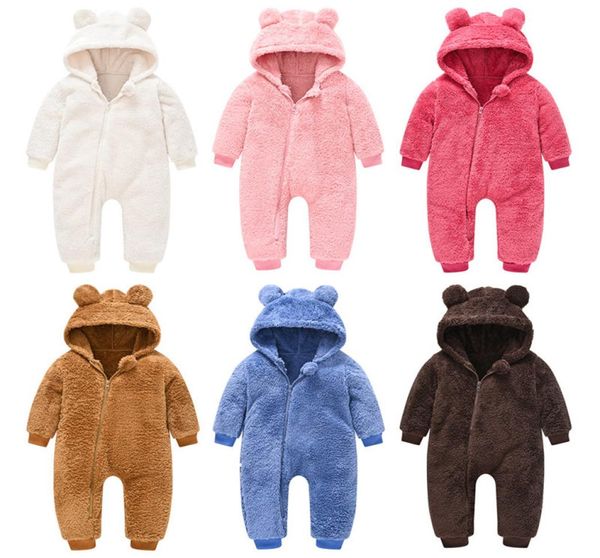 

baby clothes autumn and winter models new newborn jumpsuit baby outing clothes romper infant wool sweater crawl clothes cute7031234, Blue