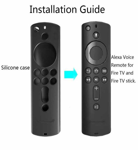 

new style multicolor silicone case for amazon fire tv stick 4k tv 56 inch remote control protective cover skin shell protector 509475684