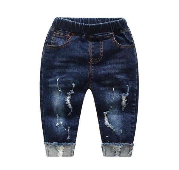 

baby pants boys girls jeans spring autumn thicken stretchy denim trousers children clothes toddler clothing babe jeans pants 345 j6711426, Blue
