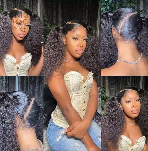 

full lace wig 360 full lace human hair wigs curly 360 lace frontal wig deep wave laces front human hair wig for black women 1503661473, Black;brown