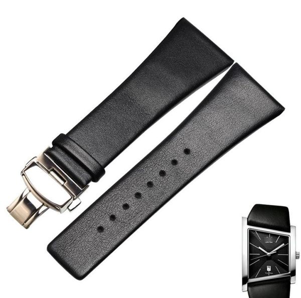 

watch bands wentula watchbands for k0q21107k0q21120 koq211 calfleather band cow leather genuine strap5931548, Black;brown