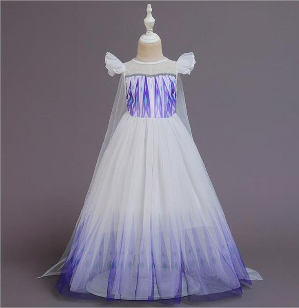 

2020 new style ice snow qiyuan aisha white dress girl039s dress princess skirt puffy skirt summer factory size 110150cm6850195, Red;yellow