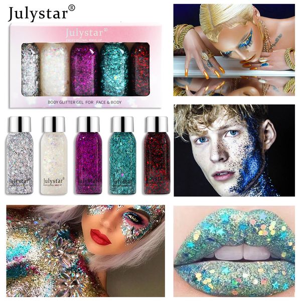 

eye shadow 5 colors diamond sequins eyeshadow lasting shimmer glitter mermaid nail gel highlighter makeup party cosmetics 230703