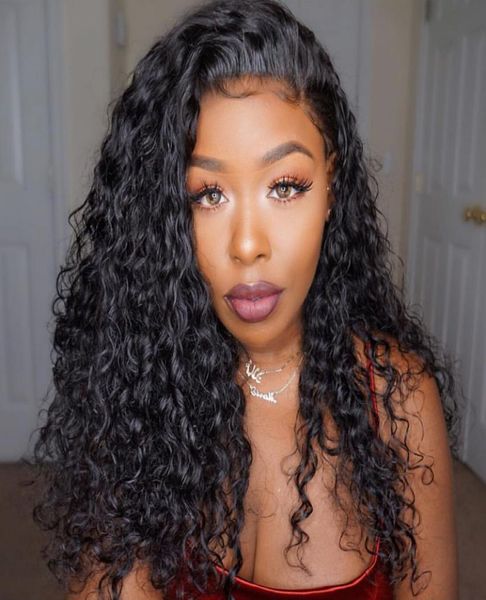 

full lace wig brazilian malaysian curly hair full lace human hair wigs remy virgin hair curly lace front wigs for black women7898692, Black;brown