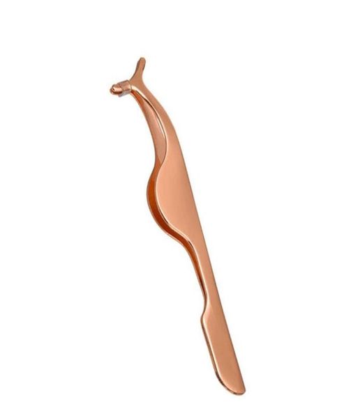 

1pc false eyelash tweezers fake eye lash applicator eyelash extension curler nipper auxiliary clip clamp makeup forceps tool new9532834