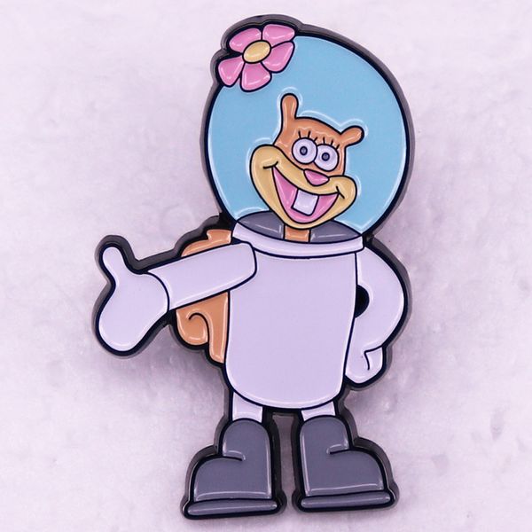 

baby mixed brooch cute anime movies games hard enamel pins collect cartoon brooch backpack hat bag collar lapel badges, Blue