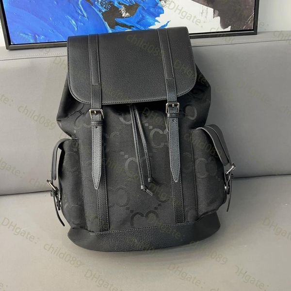 

Unisex Designer Backpack Fashion Letter Shoulder Bag Interior Compartment Large Capacity School Bags PU Outdoor Sports Bag, C4-32*42cm