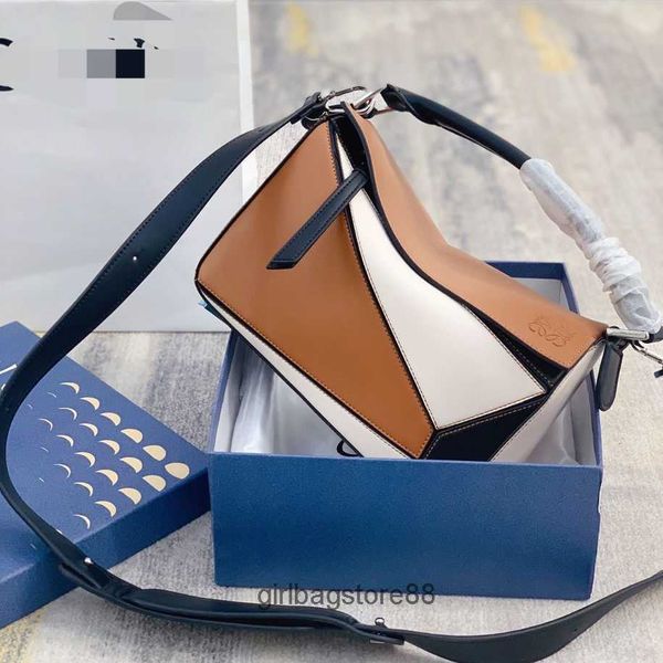 

splice spain contrast girl loewsbag lady bag women's color designer upgrade geometric bags one shoulder puzzle handheld crossbody fashi