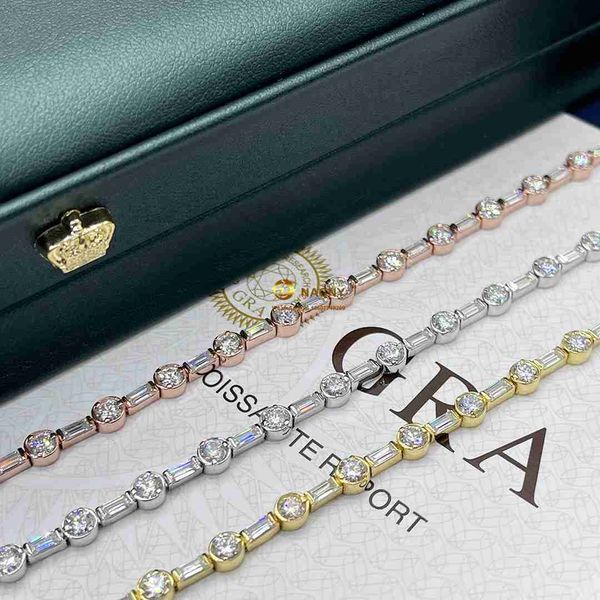

designer jewelry new design 2023 hiphop jewelry pass diamond test vvs moissanite diamond iced out blingbling jewelry for women, Silver