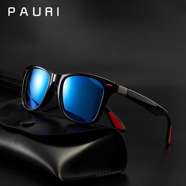 

new fashion polarized color film square full frame polarization and anti uv sunglasses 4195, White;black