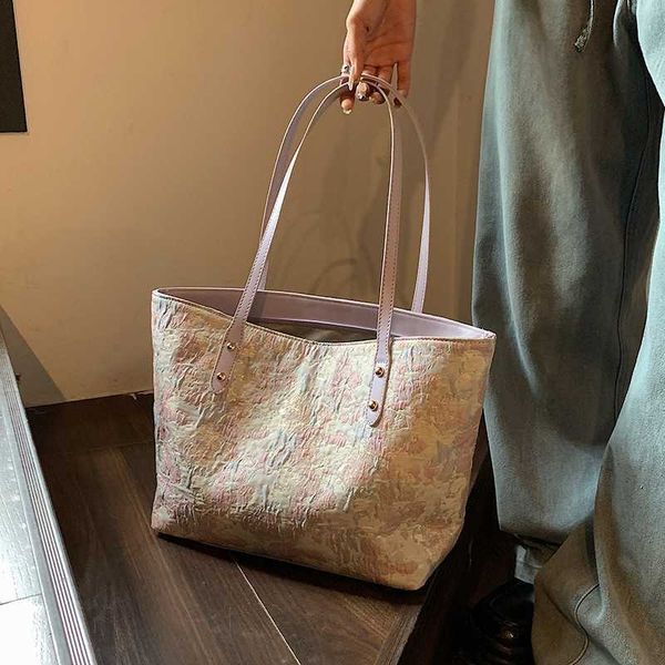 

new evening bags fashionable commuter large capacity bag for women leisure and western style versatile shoulder popular tote 230704