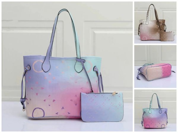 

mt fashion multicolor gradient bags mm v spring in the city tote bag sunrise pastel onthego monograms tie dye handlebag luxury handbag women