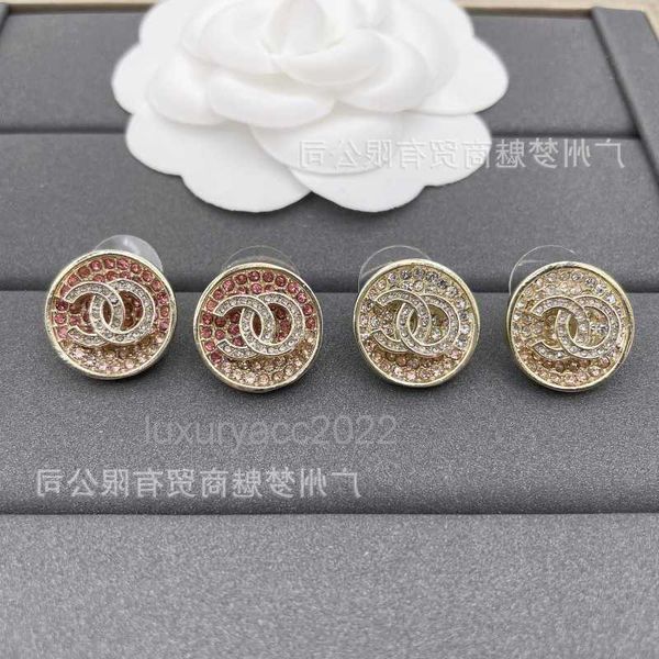 

women earrings jewelry c new button with elegant socialite and they light luxurious and high-end, Golden