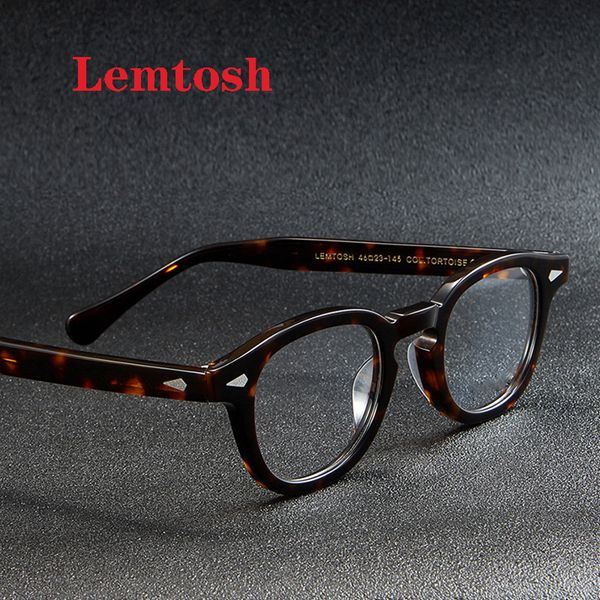 

sunglasses frames optical eyeglasses frame men women johnny depp lemtosh vintage glasses computer acetate spectacle for male clear lens 2307, Silver