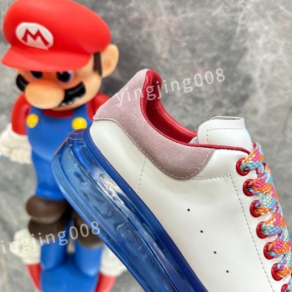 

new luxury quality mens casual shoes women sneaker footwear rubber platform sneakers white black leather comfort trainers xsd230415