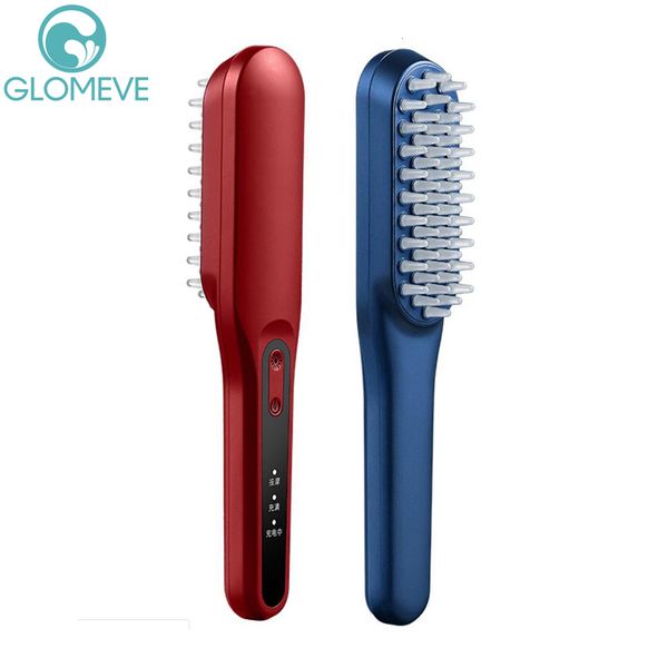 

portable slim equipment negative lon hair growth comb anti loss therapy brush p otherapy stress relief massage vibration scalp massager hair
