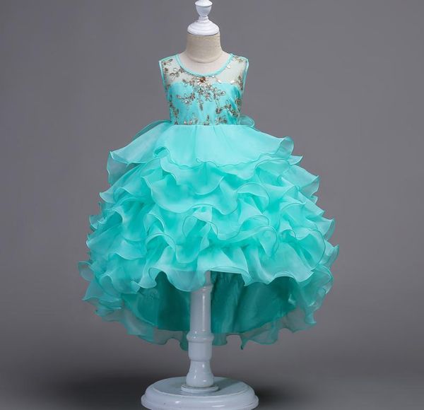 

flower girl wedding white dresses for girls prom party gown designs children039s clothing tulle costume for kids clothes1785071, Red;yellow