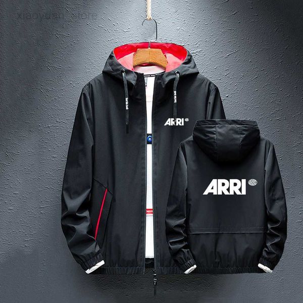 

men's hoodies arri men's new spring and autumn fashionable streetwear hoodies casual loose printing windbreaker jacket hip hop coa, Black