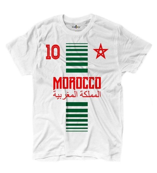 

boys national tshirt morocco 10 footballer sporter africa star new summer style printed cotton o neck tee shirt short sleevechild3727578, Blue