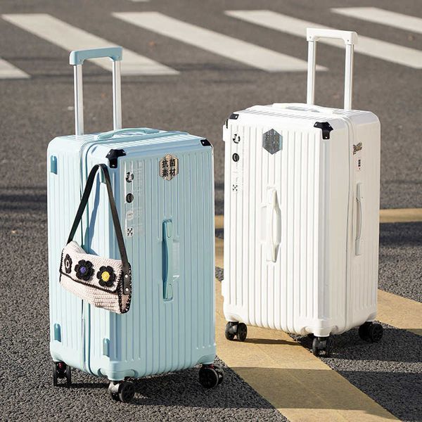 

new trolley case 26 inch super large capacity luggage box universal wheel mesh red women's travel case thickened male 30 inch 230704