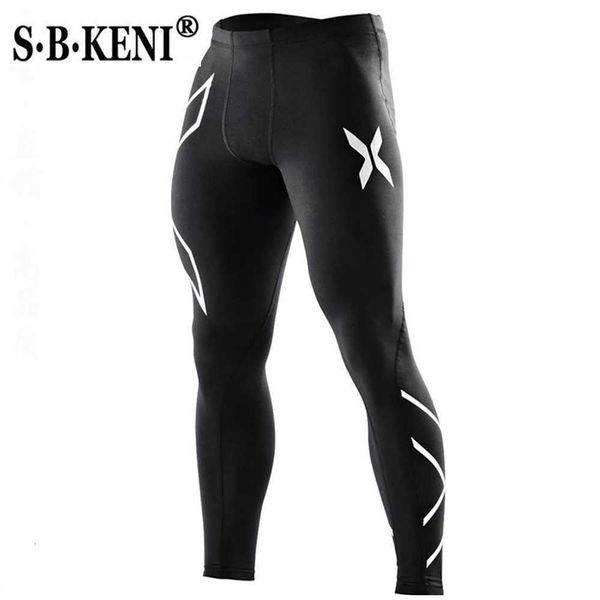 

compression pants running tights men's breathable moisture wicking fast drying sports fitness marathon, White;black