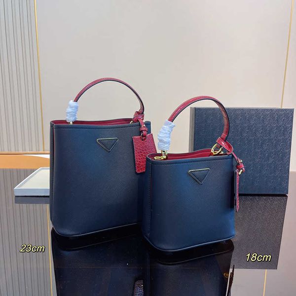 

mini designer bag bucket bag women luxurys handbags real leather shoulder purse vintage cross body mirror quality bags 230704