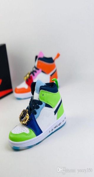 

kids infants shoes girls green half blue habanero red melody ehsani x 1 mid fearless sneaker children little boys basketball shoes2304333, Black