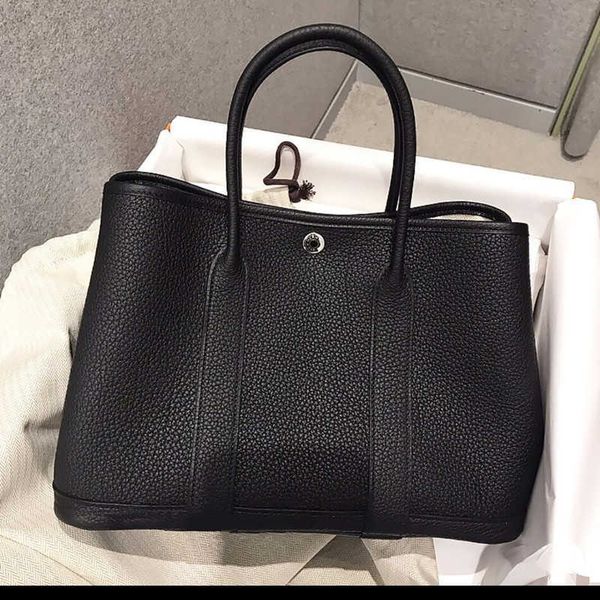 

classic hemrres tote bags garden party 2023 new style garden bag fashion one shoulder portable commuting women's large capacity leisure