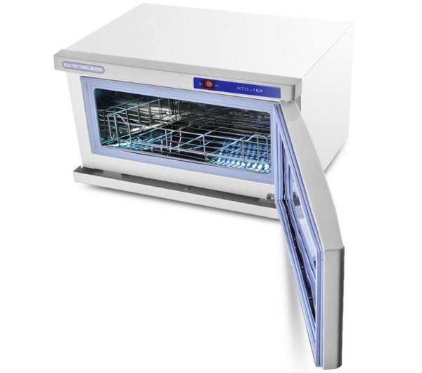 

18l manicure towel warmer uv light sterilizer cabinet nail art equipment9653759, Silver
