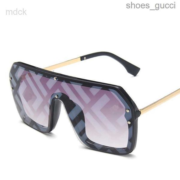

sunglasses mens designer eyeglasses pc lens full frame uv400 sun proof womens fashion glasses luxury printing f oversize adumbral for beach, White;black