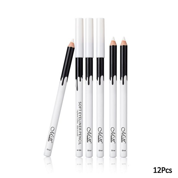 

eye shadowliner combination 12pcslot white make up pen eyeliner liner pencil eyebrow eyeshadow cosmetics eyes makeup tools 230703