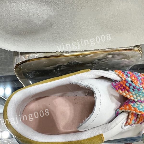 

luxury quality mens casual shoes women sneaker footwear rubber platform sneakers white black leather comfort trainers xsd230415