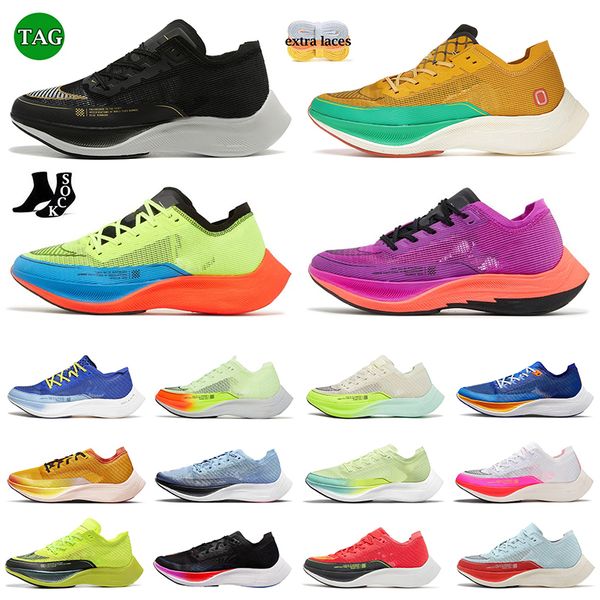 

zoom trainers mens womens vaporfly next% 2 running shoes white volt racer blue knicks black metallic watermelon zoomx designer jogging sneak