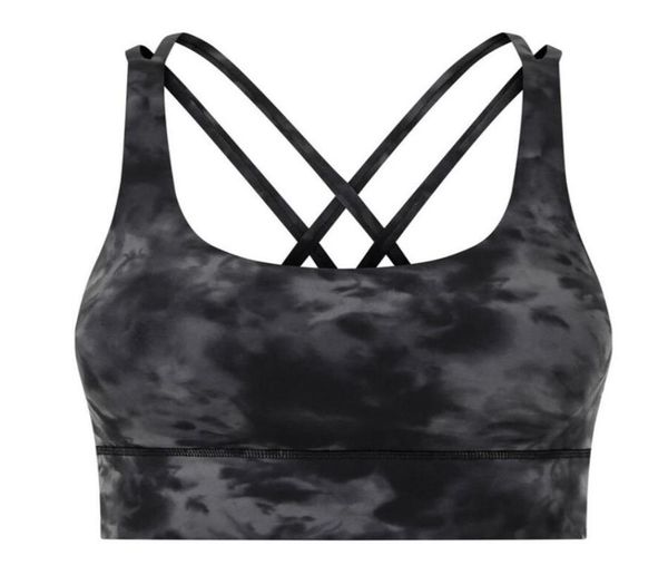 

cross back yoga sports bra high strength running fitness shockproof upper support women underwears sport bra gym clothes302w7765031, White;red