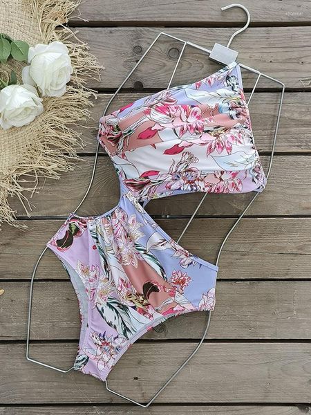 

women's swimwear one piece swimsuit push up women print monokini vintage high cut bodysuit bathing suit swim wear, White;black