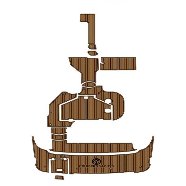 

1999 cruiser yachts 3870 swim platform cockpit pad boat eva foam teak floor mat backing self adhesive seadek gatorstep style pads