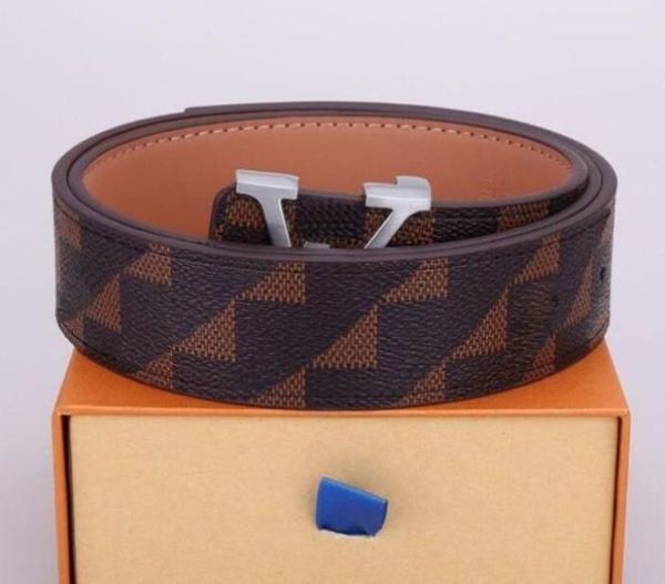 

black designer belt for man leather luxury belts classical 3.8cm simple waist cintura casual ceinture mens belt plated gold silver letter bu, Black;brown