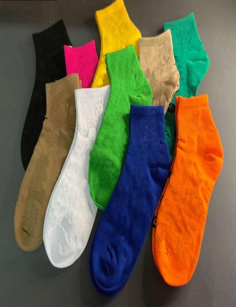 

fashion sock ll v long socks women letter casual athletic socks9030206, Pink;yellow